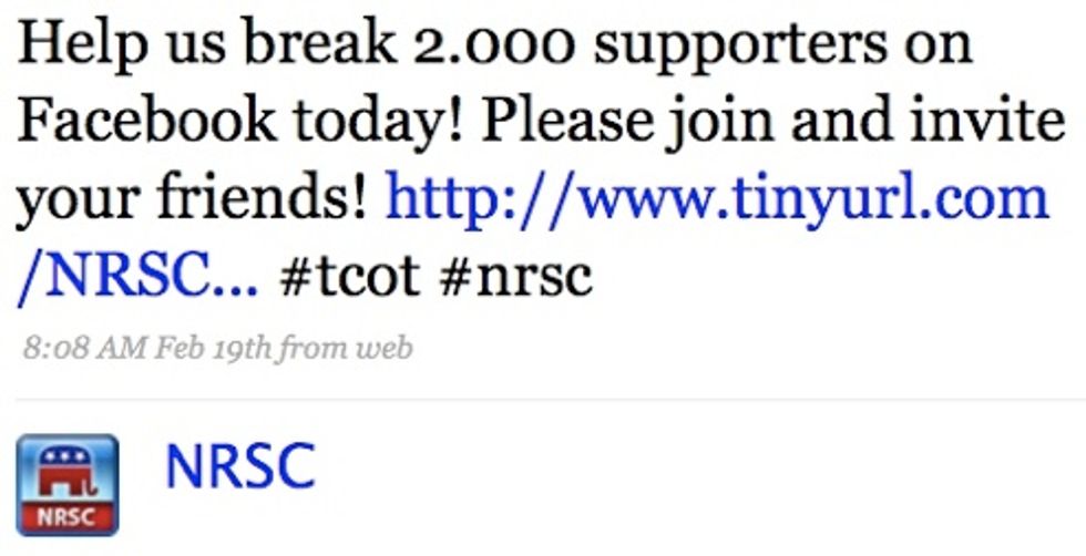 NRSC Sets Lofty Facebook Goal, Will Not Accept Fractions