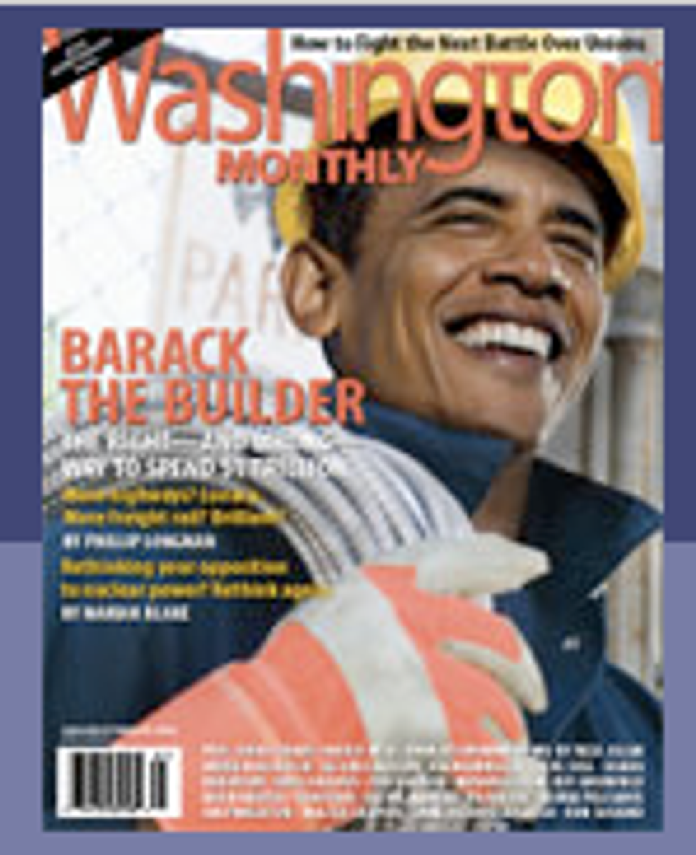 The Washington Monthly Recommends Books And Trains To Obama