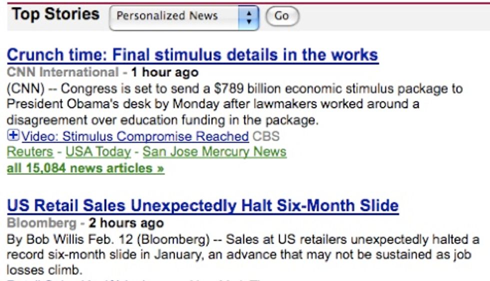 Stimulus Bill Saves Economy!