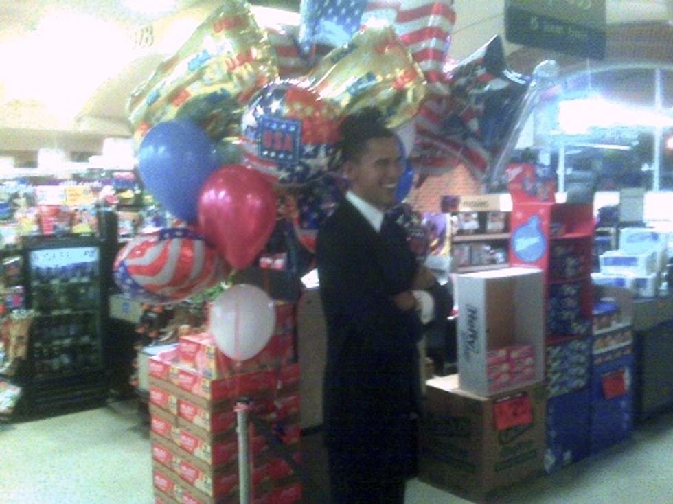 Famous Obama Wax Demon Terrifies Children At DC Grocery Store