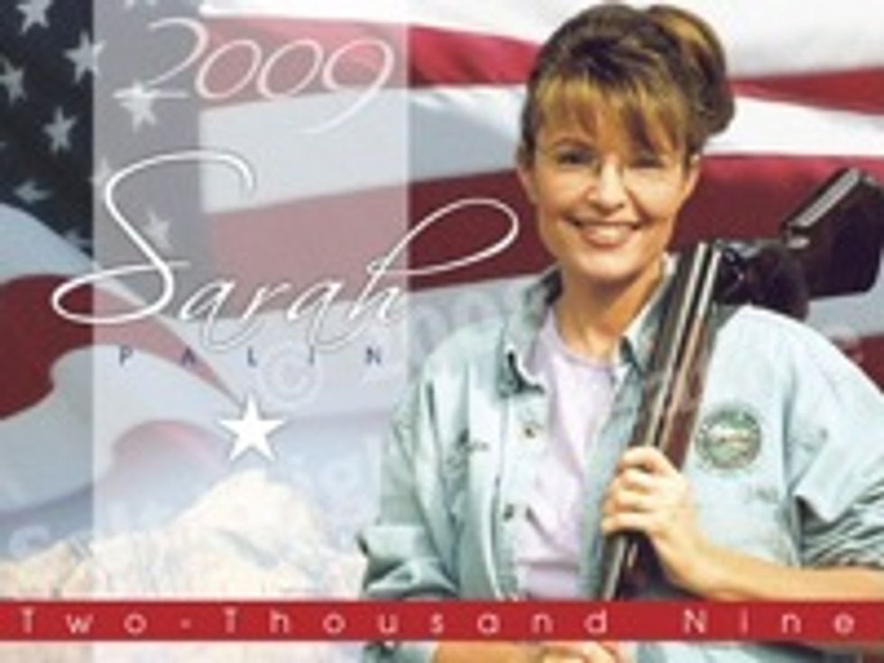 Buy A Calendar Of Hot Pin-Up Model Sarah Palin