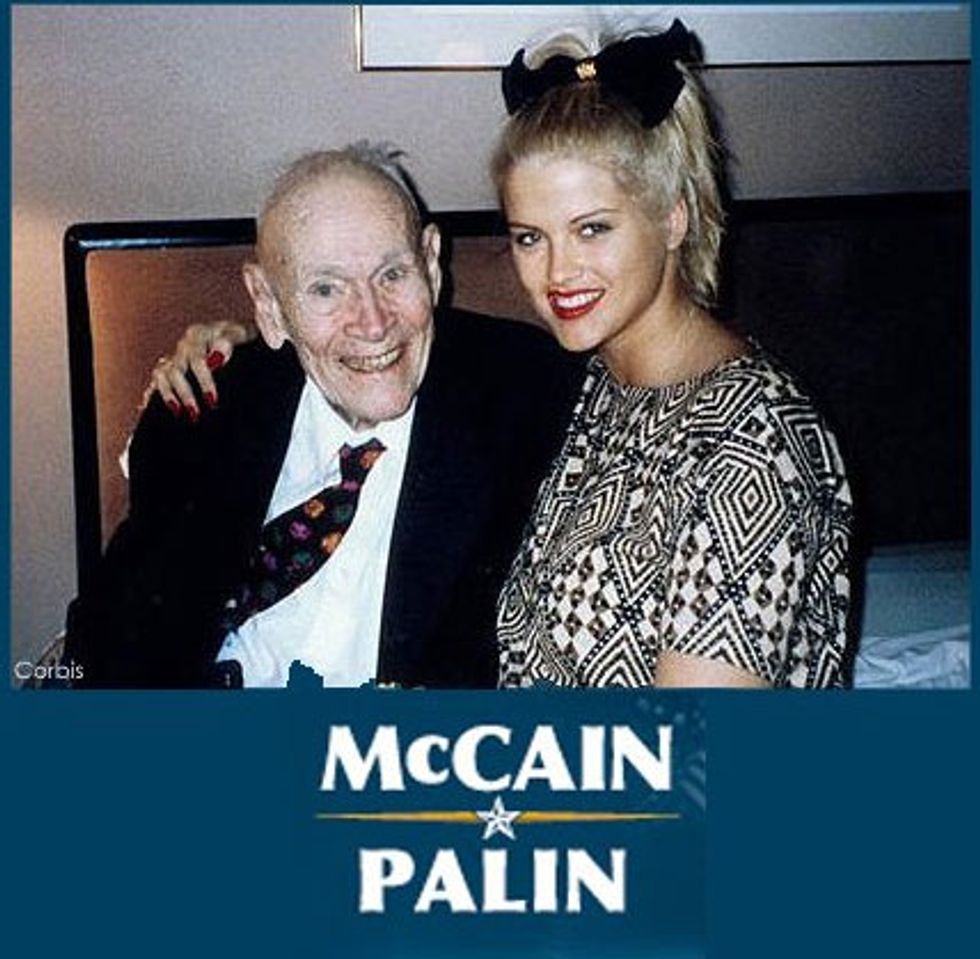Big $ale On Truck Nutz At McCain-Palin HQ!