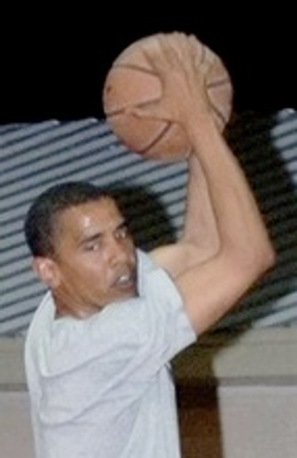 Barack Obama Plays Basketball, In Denver!