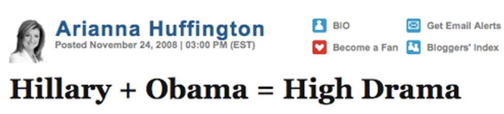 Arianna Huffington Has Unique Take On Clinton Appointment
