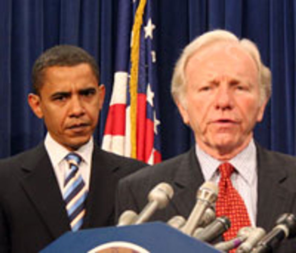 Barack Obama Saves Joe Lieberman