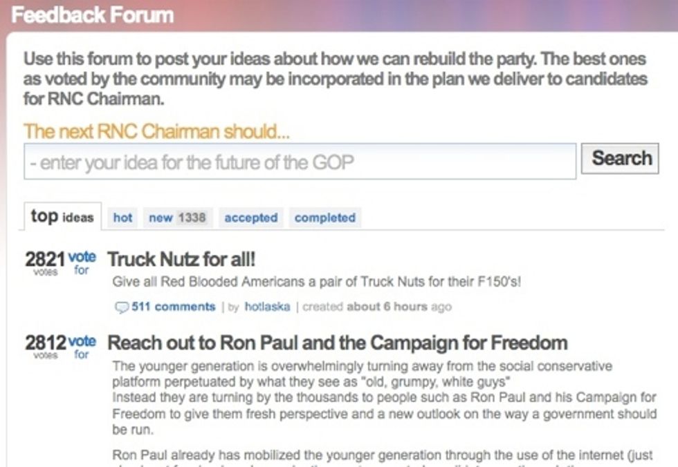 American People Give Republican Party Major Responsibility: big $ale on truck nutz