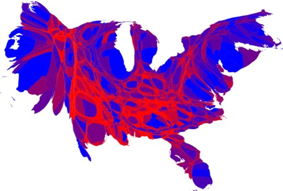 New Map Proves America Is Spongy Tumor
