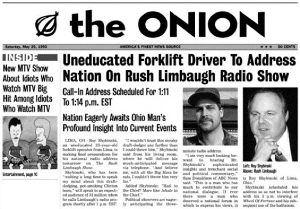 The Onion Predicted 'Joe The Plumber' Crap