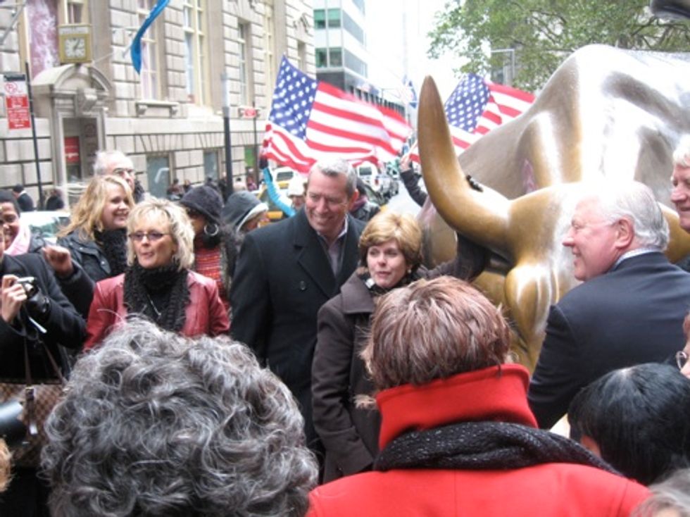 More Photos & Videos From Yesterday's Sacrilege Wall Street Bull Prayer