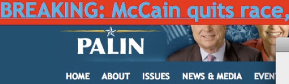 Libtards Hack McCain Site Or Something