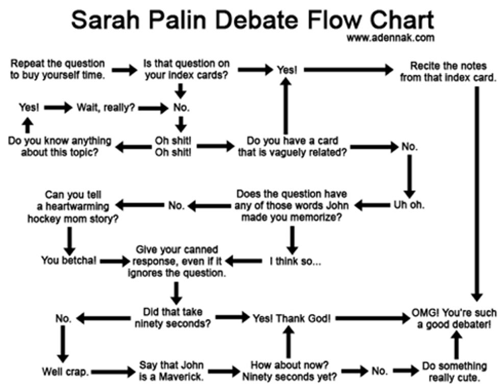 How Sarah Palin Survived Ninety Minutes Without Spontaneously Combusting