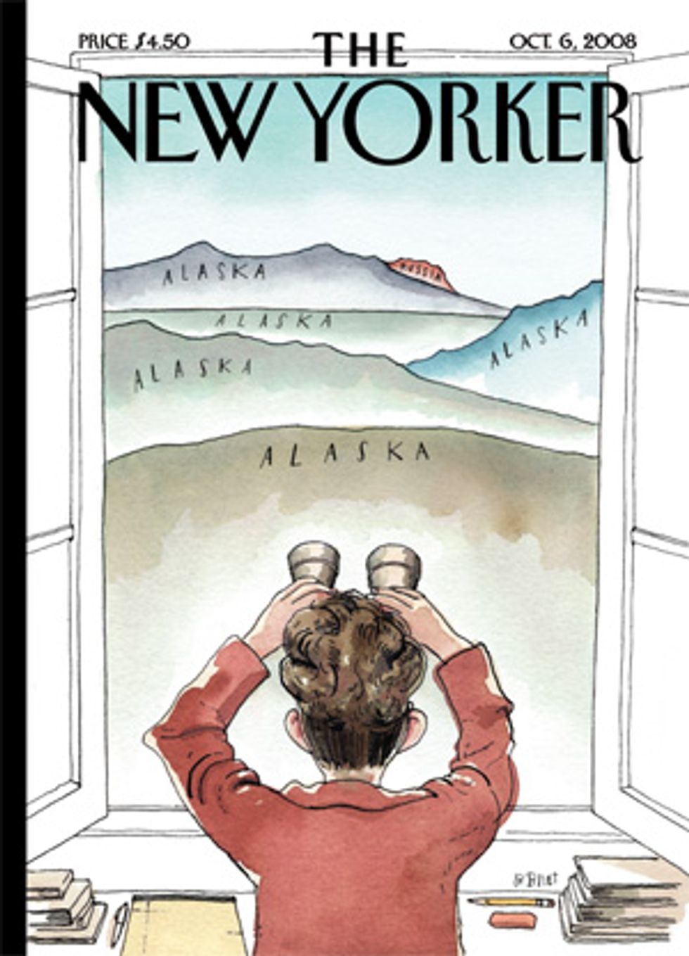 New Yorker Cover Doesn't Respect Sarah Palin's Foreign Policy Experience, Either