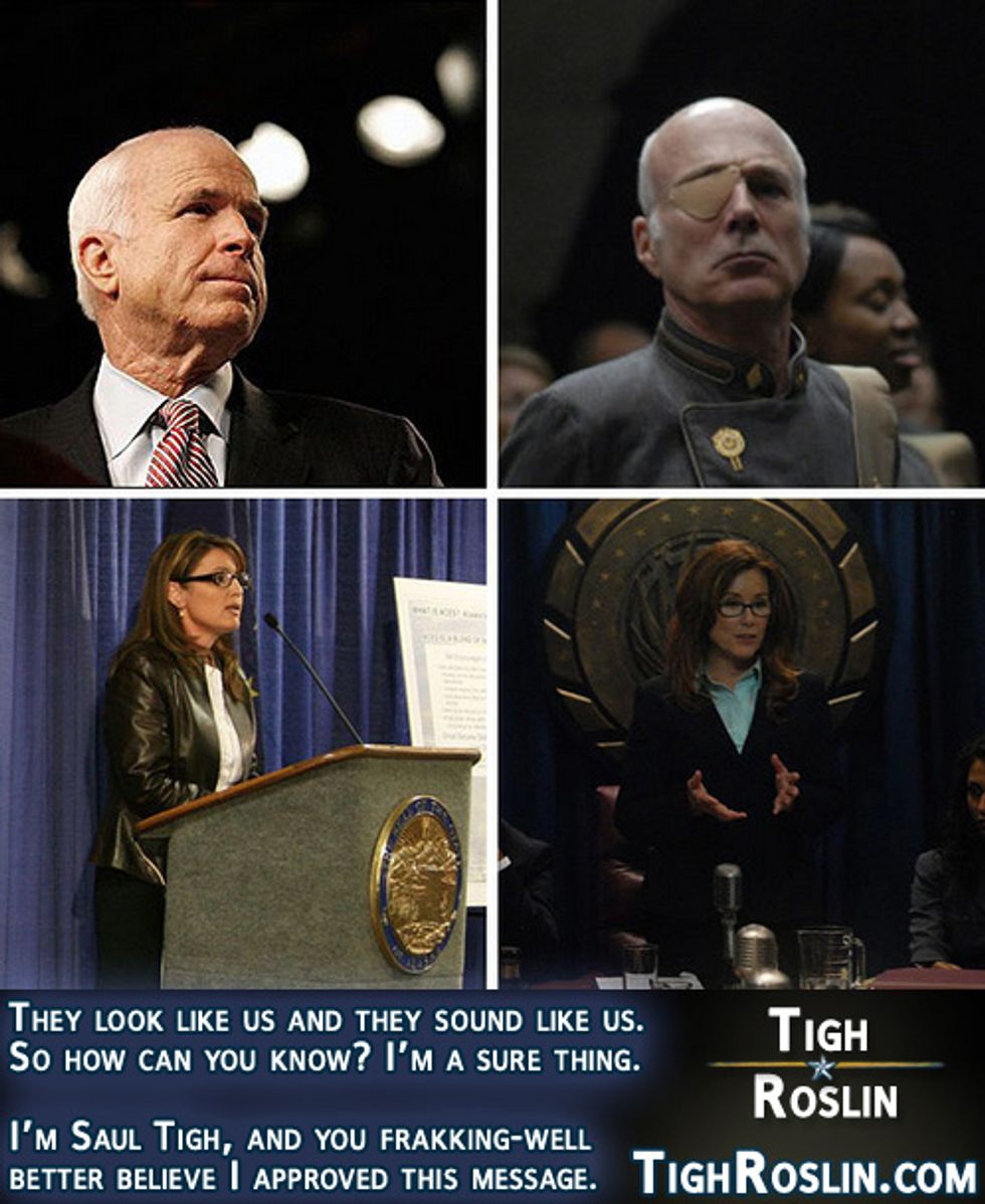 McCain-Palin Actually Robot-Hating Space Monsters?