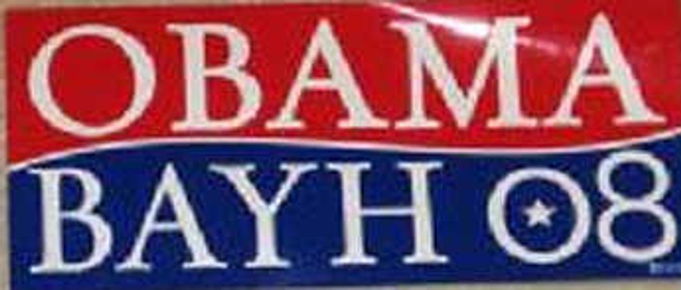 Lame Bumper Sticker Means Evan Bayh Is Vice President Now