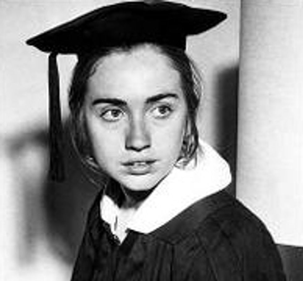 Hillary Clinton's Late For Her Own Graduation!