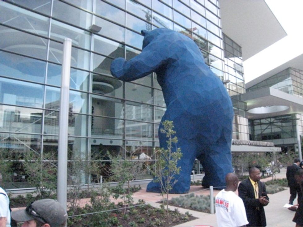 Denver Cops Arrest Giant Blue Bear