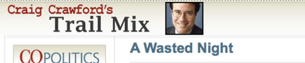Craig Crawford Parties With Denver Wastoids?