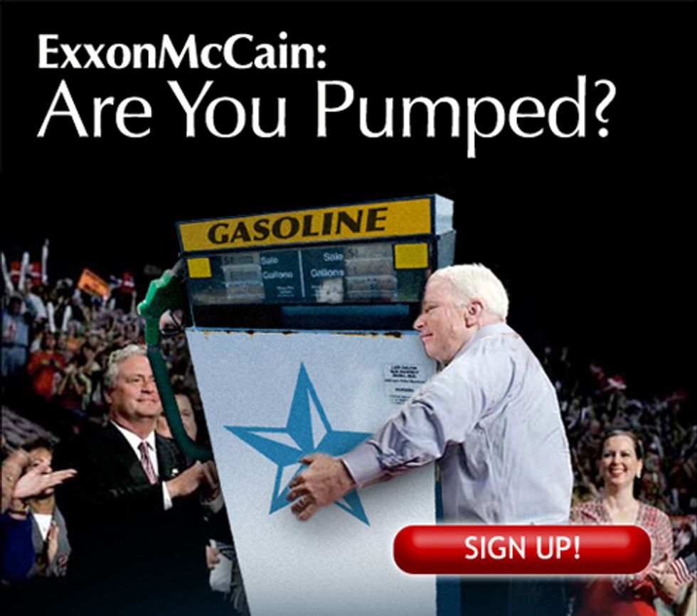 DNC Launches McCain/Gas Pump Pay Porn Site