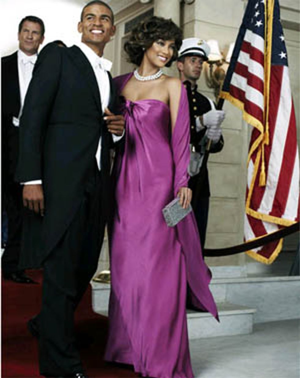 Tyra's Most Daring Disguise Yet: Dressing As Classy Michelle Obama In 'Harper's Bazaar'