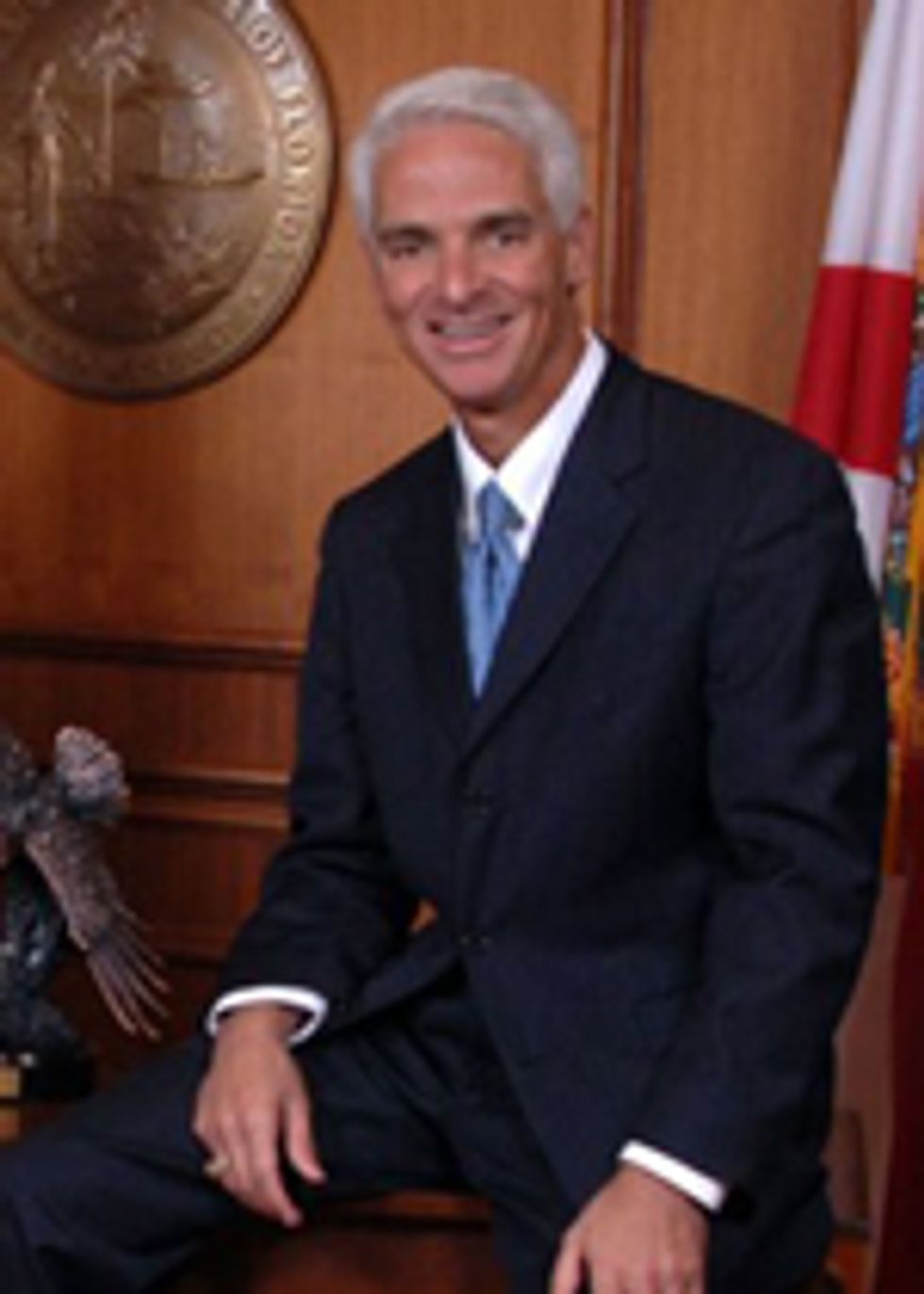 Gay Governor Charlie Crist Makes Up Girlfriend In Interview