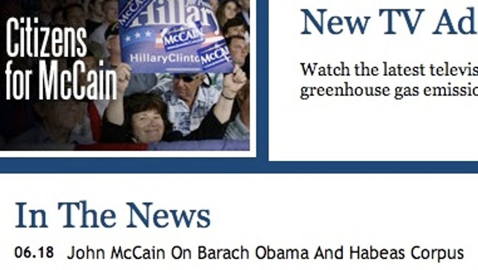 McCain Campaign Can't Spell 'Barack'