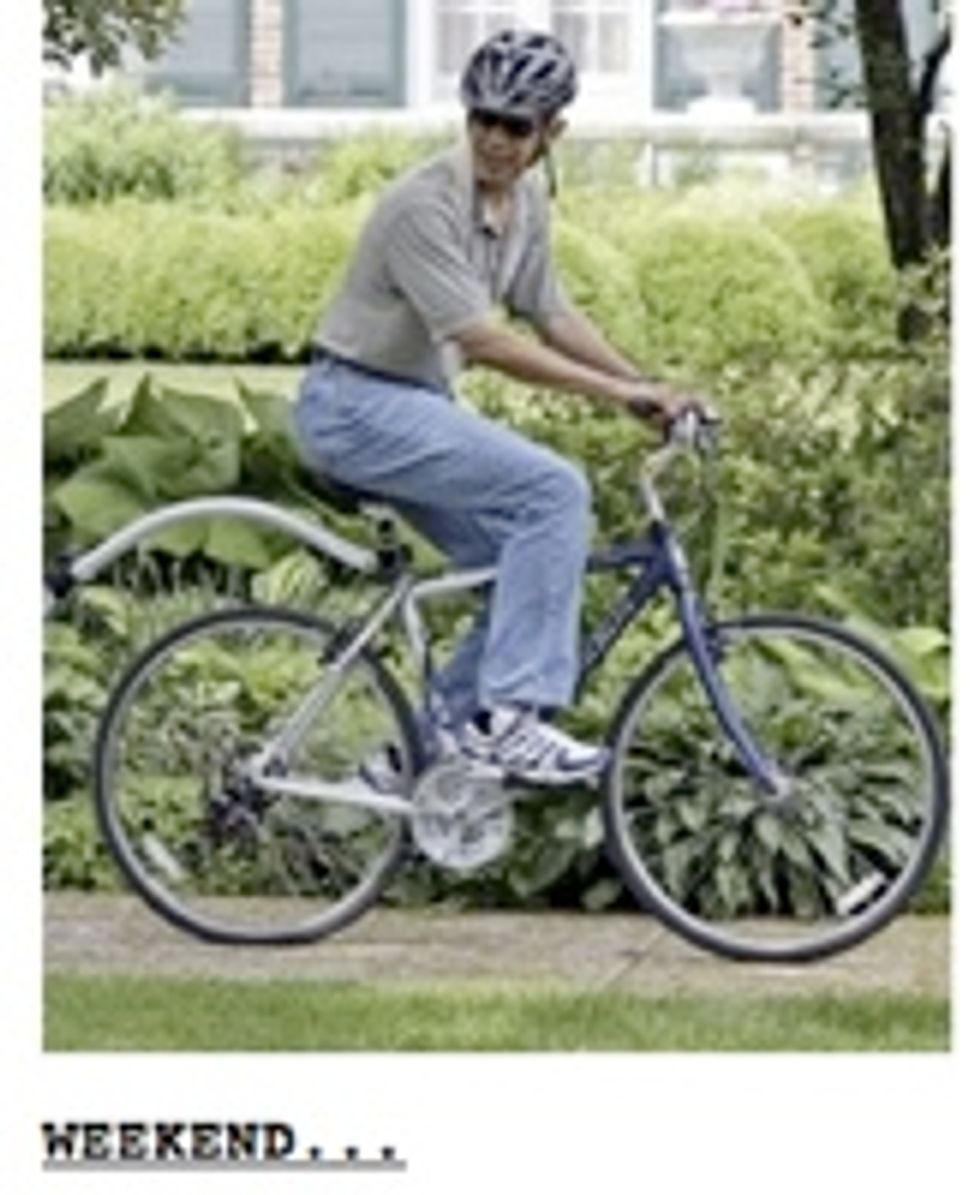Barack Obama Is On Your New Bicycle