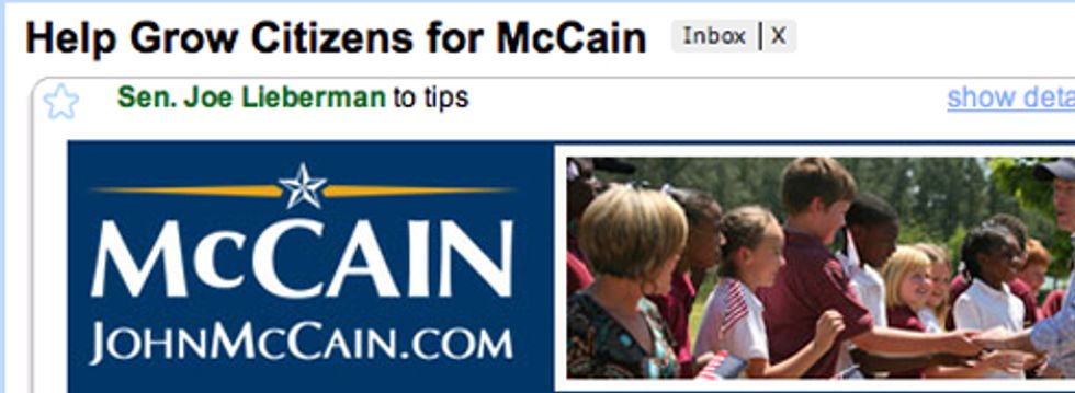 Lieberman Harvesting Human Embryos To Vote For McCain
