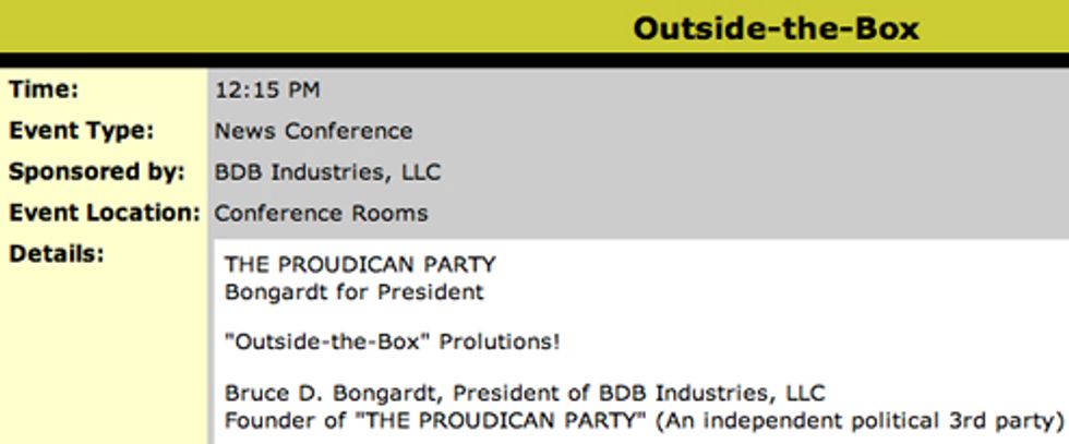 Upcoming National Press Club Events: Meet The Proudicans!