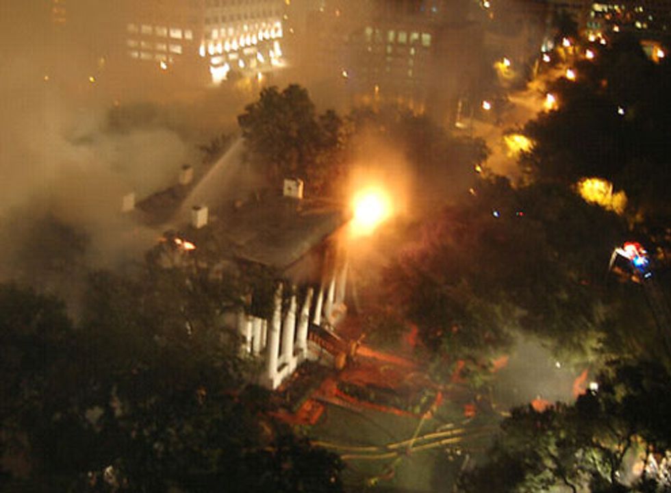 Was Flaming Bag Of Poo Responsible For Burning Of Texas Governor's Mansion?