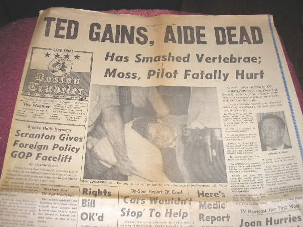 Ted Kennedy's Bizarre 1964 Plane Crash Still Haunts Him