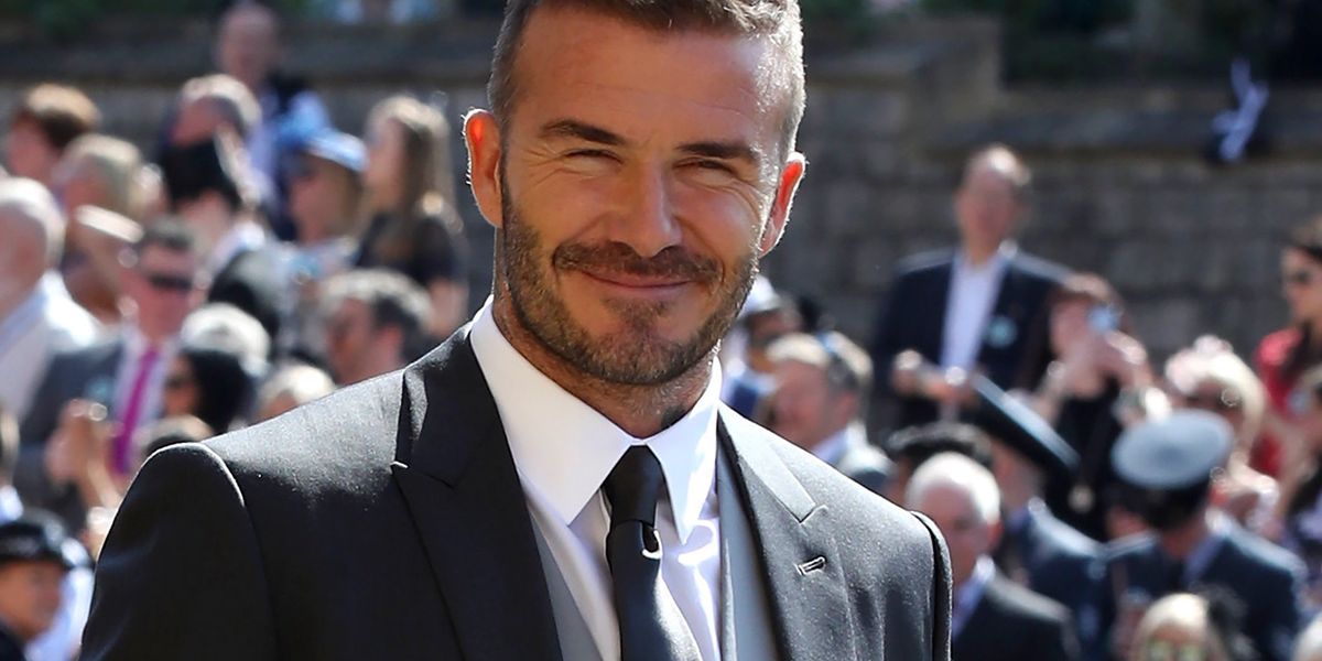 David Beckham Debuts Dior Under Kim Jones