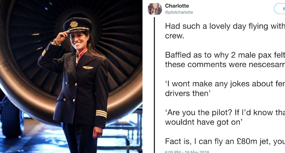 Female Pilot Reflects On The Damage Caused By Male Passengers' Sexist Jokes
