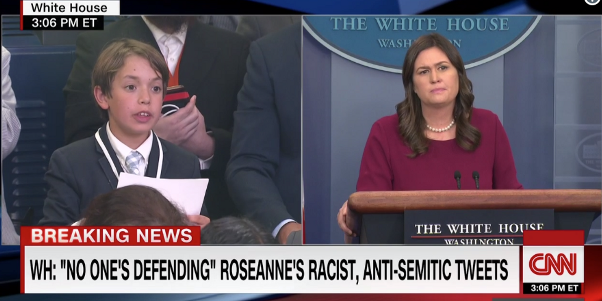 Sarah Huckabee Sanders Cries When a Child Asks Her About Gun Control Measures