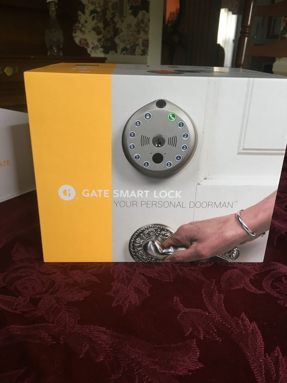A photo of Gate Smart Lock box