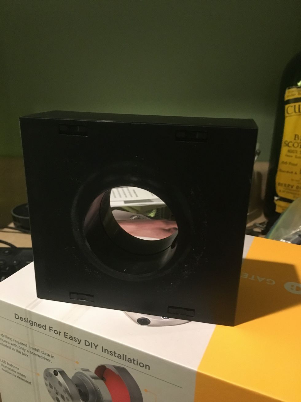 a photo of the block that comes with Gate Smart Lock