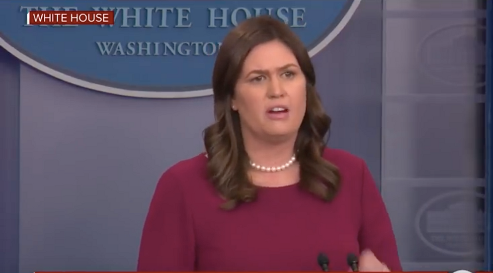 Let's Join Sarah Huckabee Sanders In Round Of Salty Tears As We Mutually Agree To Do Nothing About Kids Murdered At School