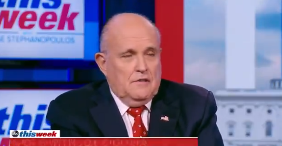 Rudy Giuliani: If The President Does It, It's Not Murder