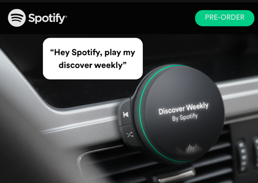 Hey Spotify' is another hands-free way to control your music