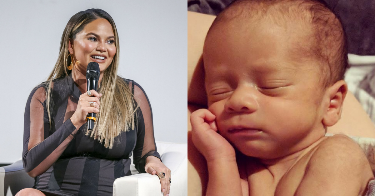 Chrissy Teigen Offers A Sweet And Sassy Message To Her Newborn Son On His Due Date 😂❤️