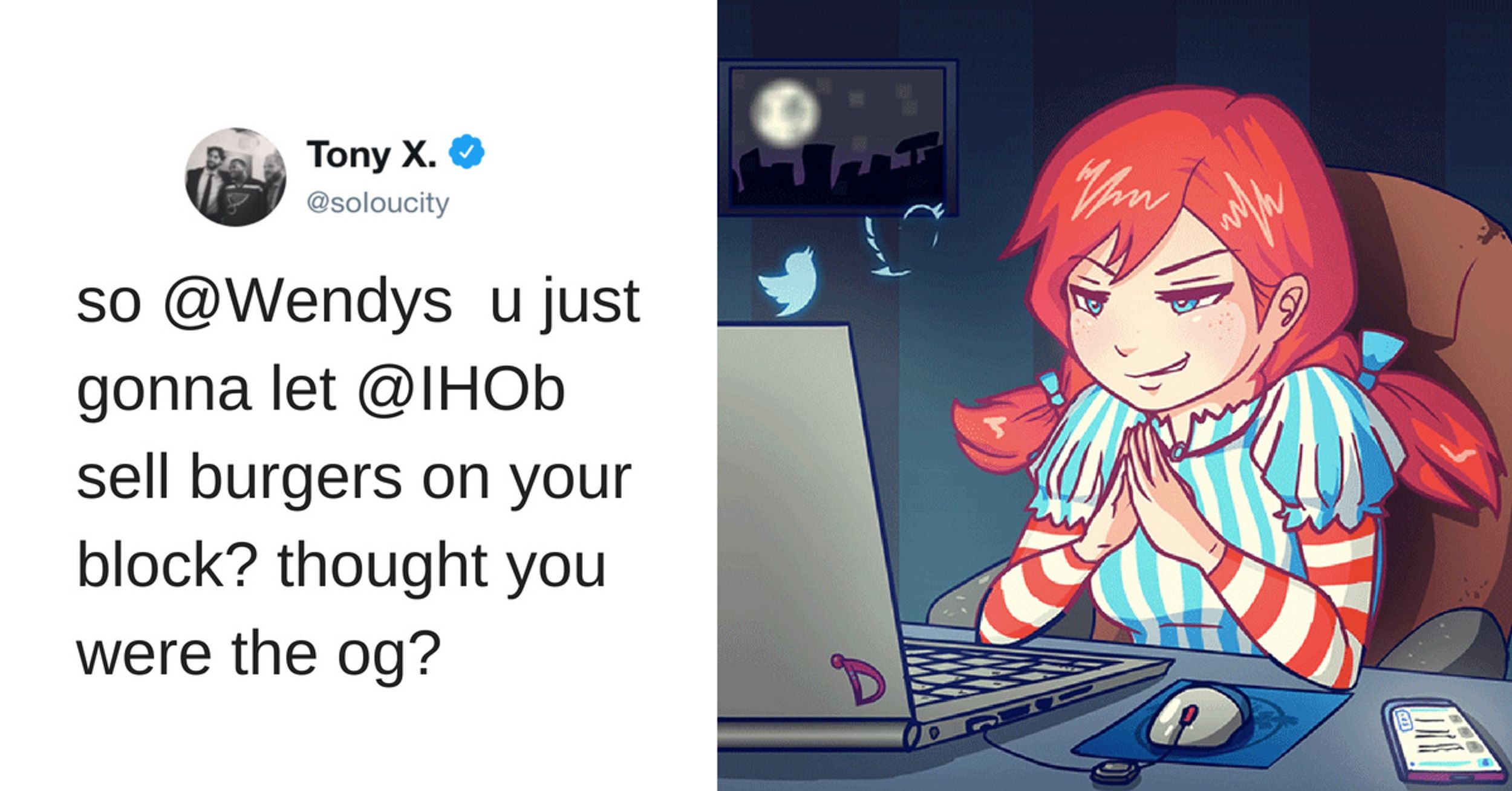 Wendy's Just Savagely Weighed In On IHOb's Decision To Focus On Burgers 🔥🔥🔥