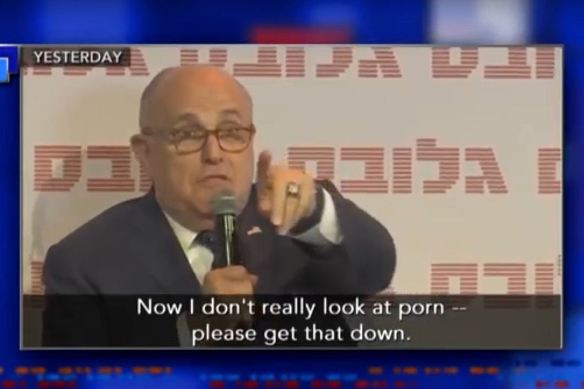 Is Rudy Giuliani Hiding His Porn Boobie Magazines From Michael Avenatti?