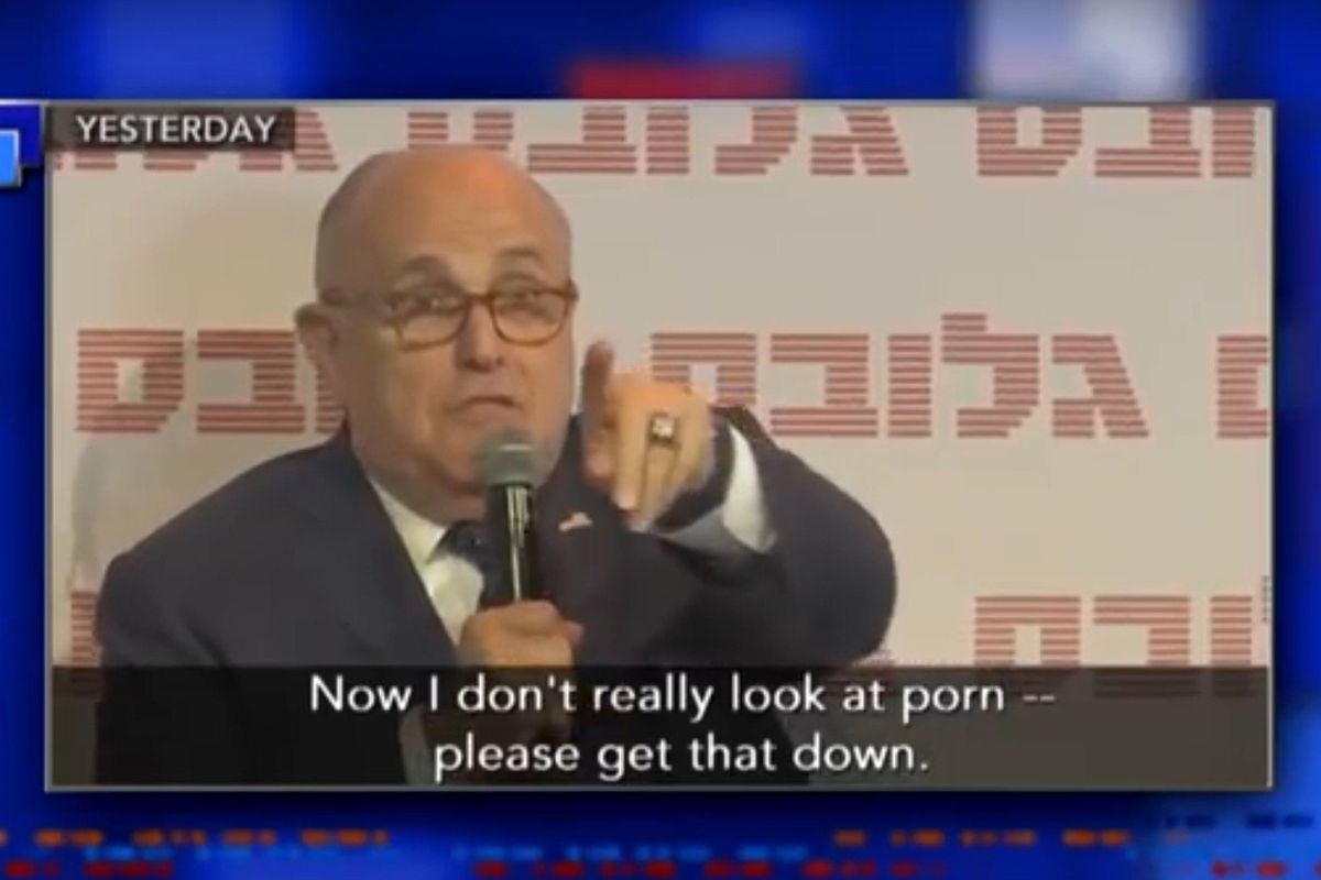 Is Rudy Giuliani Hiding His Porn Boobie Magazines From Michael Avenatti?