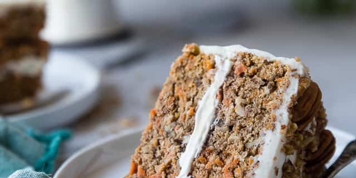 Healthy Gluten Free Sugar Free Carrot Cake My Recipe Magic