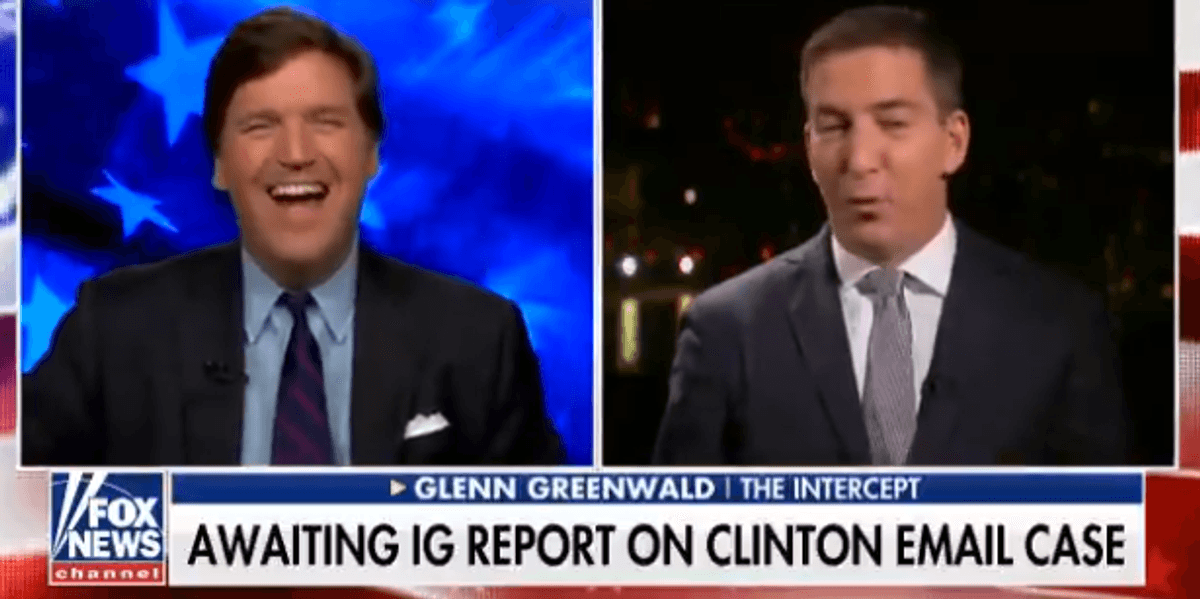 Glenn Greenwald Misses His Friend Tucker, Glenn Loves His Friend, YOU DON'T KNOW HIM LIKE GLENN KNOWS HIM! - Vimarsana News