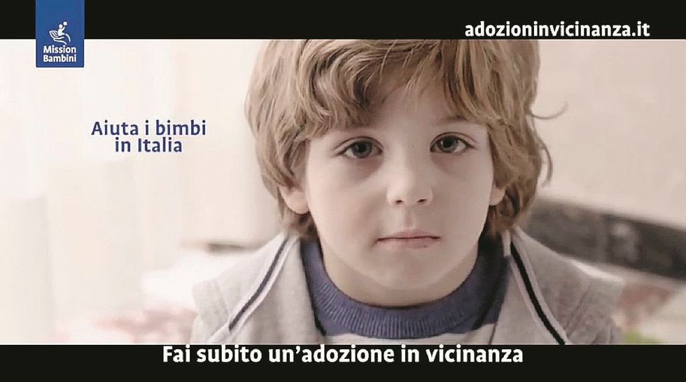 Il Terzo mondo è qui. L’invito in tv: «Adotta in vicinanza un bimbo italiano»