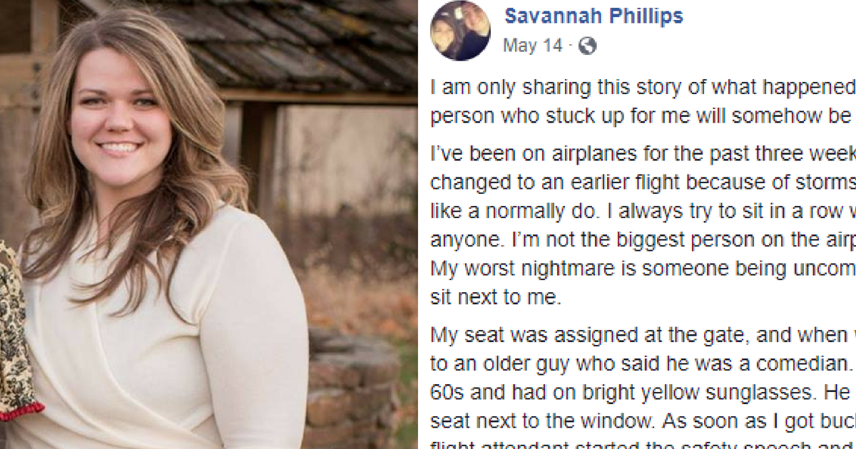 Stranger Steps In To Help Woman Being Fat-Shamed By 'Comedian' On Flight