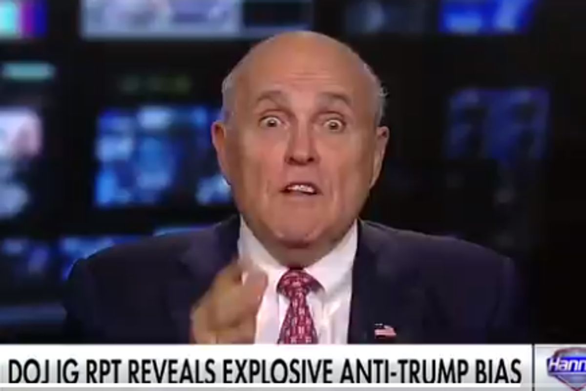 Rudy Giuliani Asks FBI To Believe 10 Impossible Things Before Breakfast