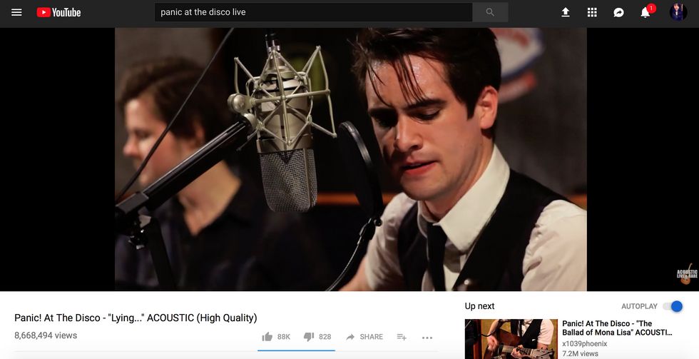 panic at the disco live