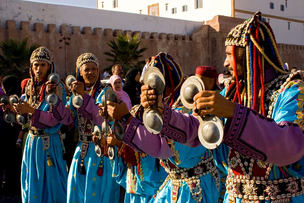 В марокко люди