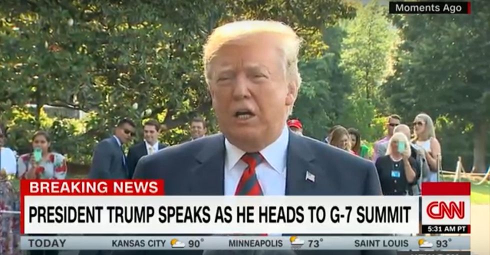 Wallflower Trump So Sad Prince Putin Can't Escort Him To The G7 Ball